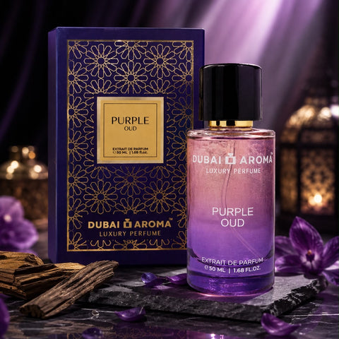 Purple Oud long lasting perfume 50 ml Extrait de parfum