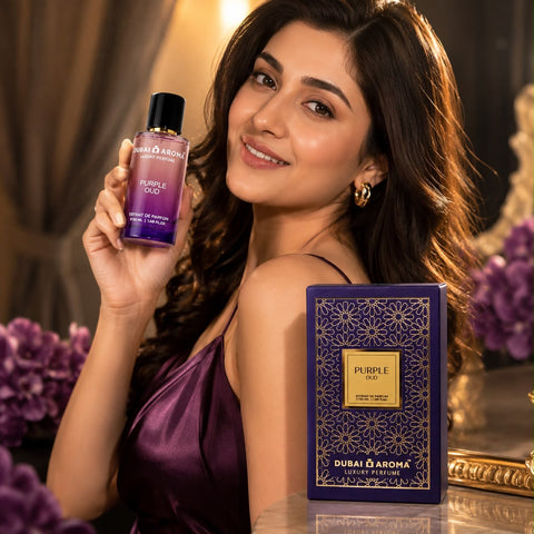 Purple Oud long lasting perfume 50 ml