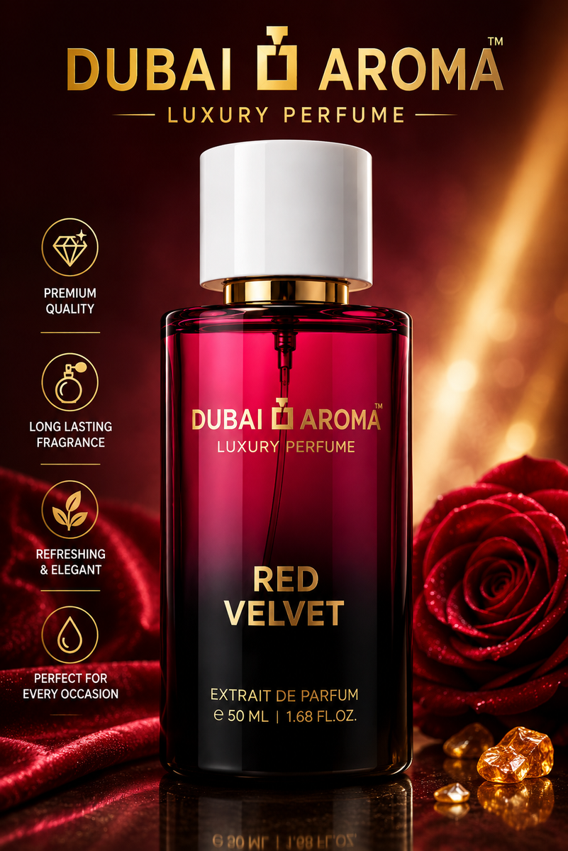 RED VELVET LONG LASTING & LUXURY PERFUME 50 ML
