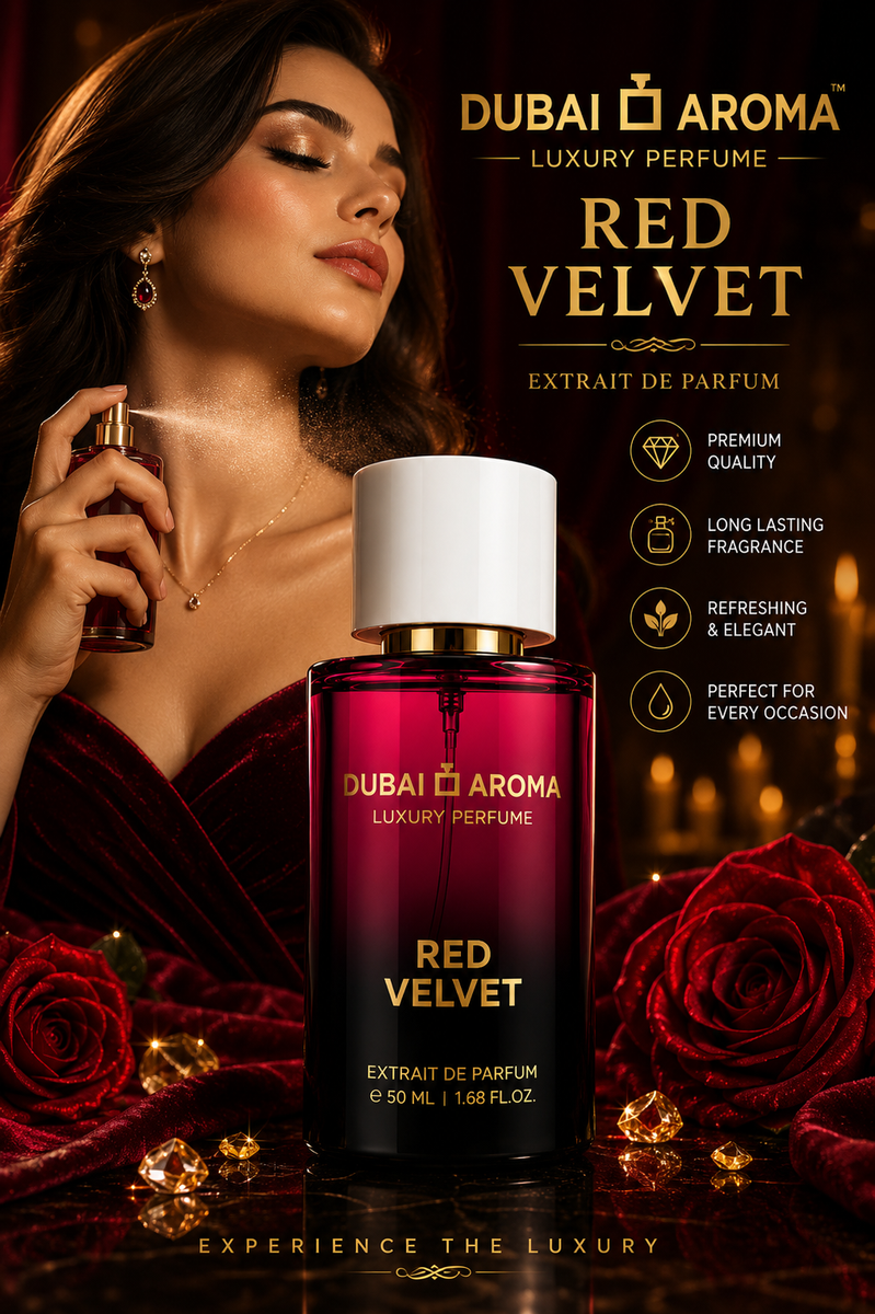 RED VELVET LONG LASTING & LUXURY PERFUME 50 ML
