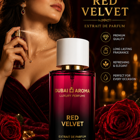 RED VELVET LONG LASTING & LUXURY PERFUME 50 ML