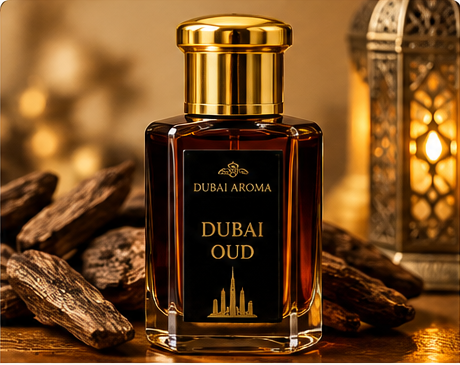 Dubai Aroma attar concept mockup