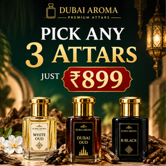 Dubai Aroma Pick Any 3 Attars ₹899 offer